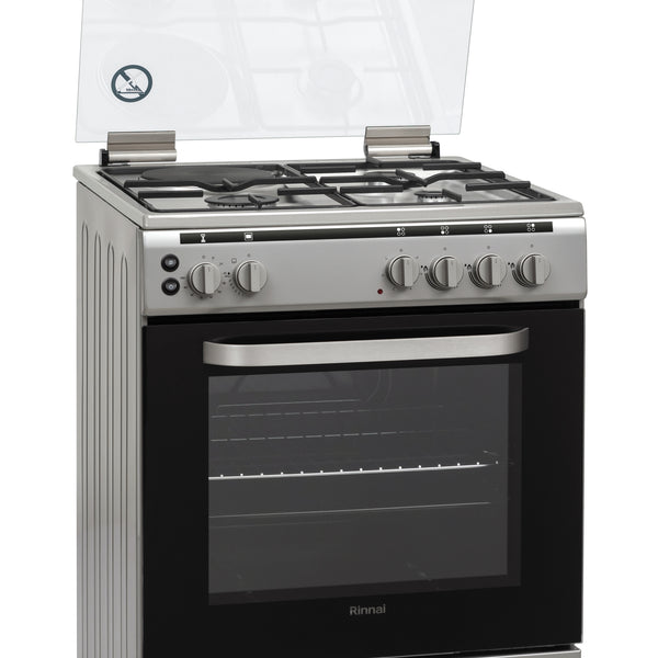 RFM-GG64MA-FM RINNAI 60CM SS GAS RANGE 3GAS+1ELEC